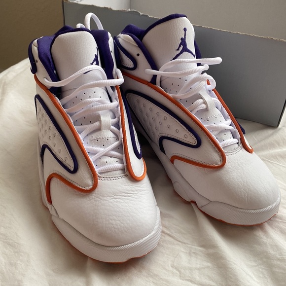 Women’s air Jordan OG white/new orchid-clay orange - Picture 2 of 4